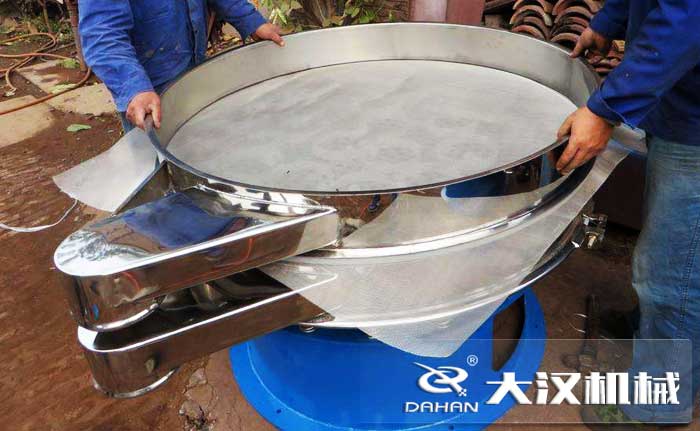 旋振篩換網(wǎng)方法 旋振篩換網(wǎng)方法